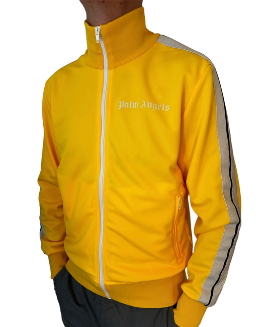 PALM ANGELS TRACKSUIT TRACK JACKET - YELLOW