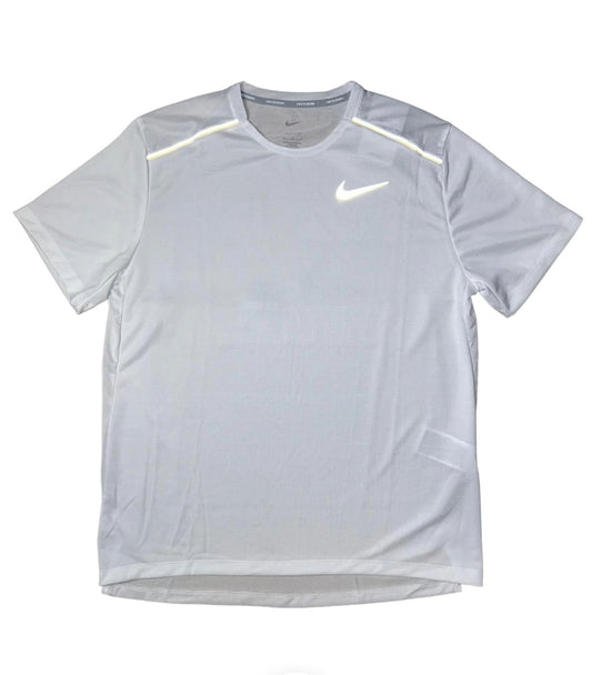 NIKE DRI - FIT 1.0 MILER TSHIRT - WHITE