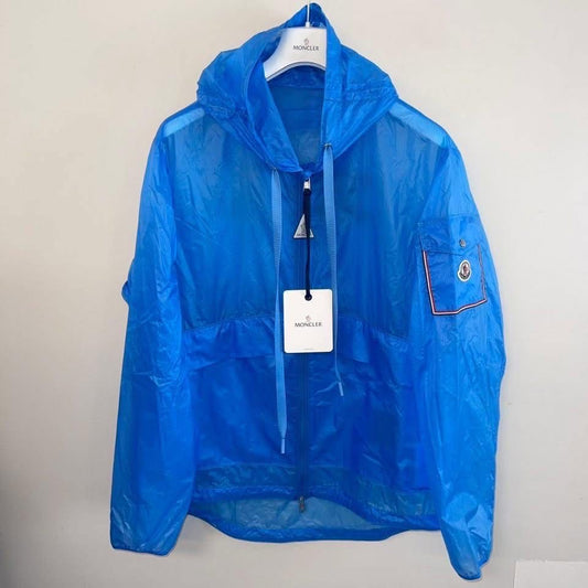 MONCLER EBIZO WINDBREAKER JACKET - BLUE