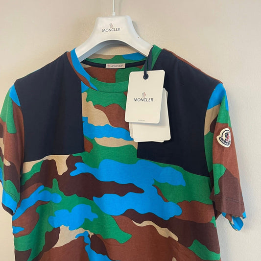 MONCLER LOGO TSHIRT - CAMO