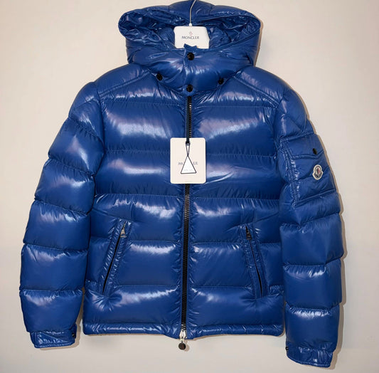 MONCLER LEAN DOWN PUFFER JACKET - BLUE