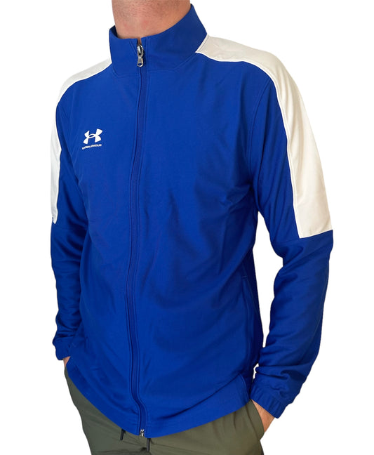 UNDER ARMOUR CHALLENGER LOGO TRACK JACKET - ROYAL BLUE