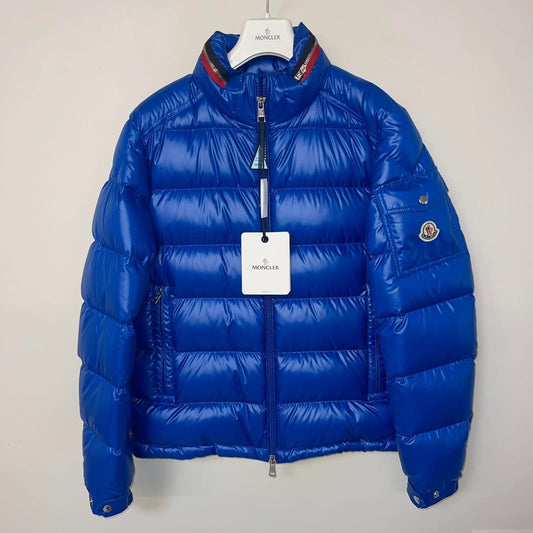 MONCLER BOURNE DOWN PUFFER JACKET - BLUE