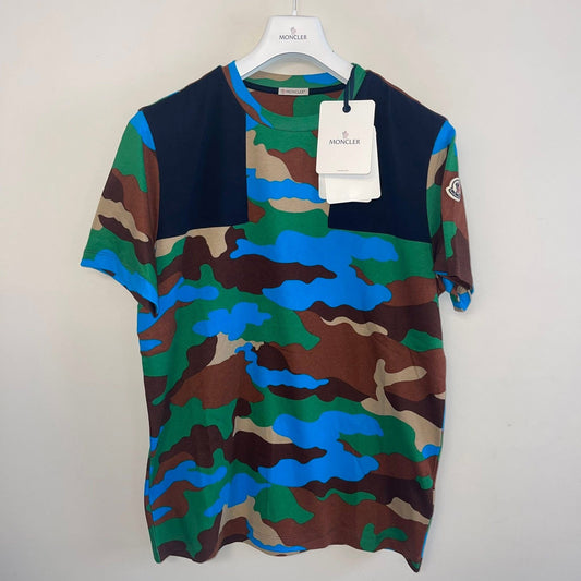 MONCLER LOGO TSHIRT - CAMO