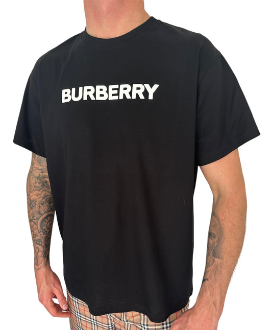 BURBERRY LONDON HARRISTON LOGO TSHIRT - BLACK