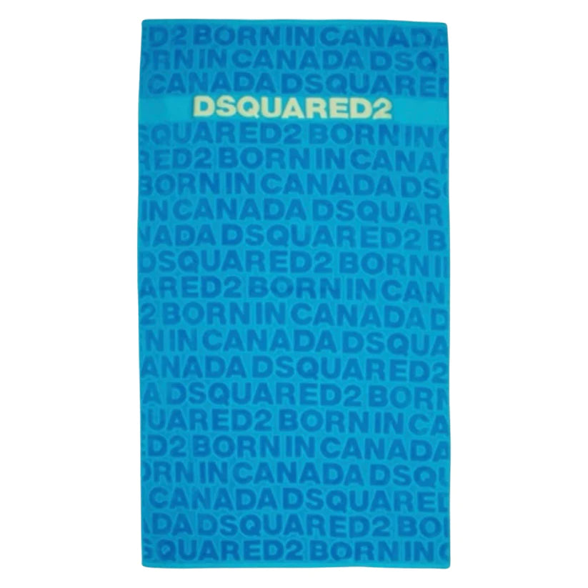 DSQUARED2 MILANO TOWEL - BLUE