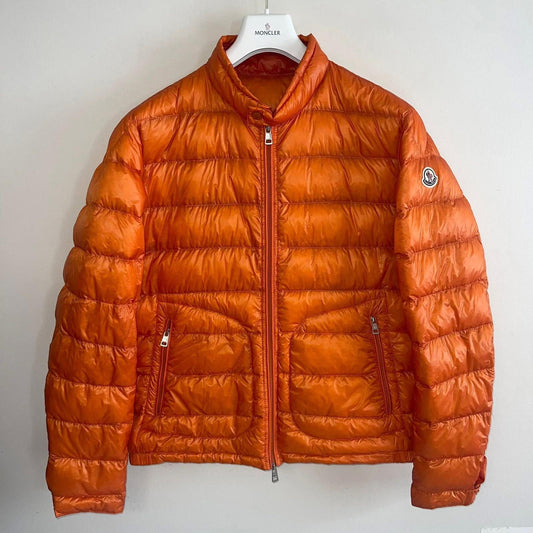 MONCLER ACORUS DOWN JACKET - ORANGE