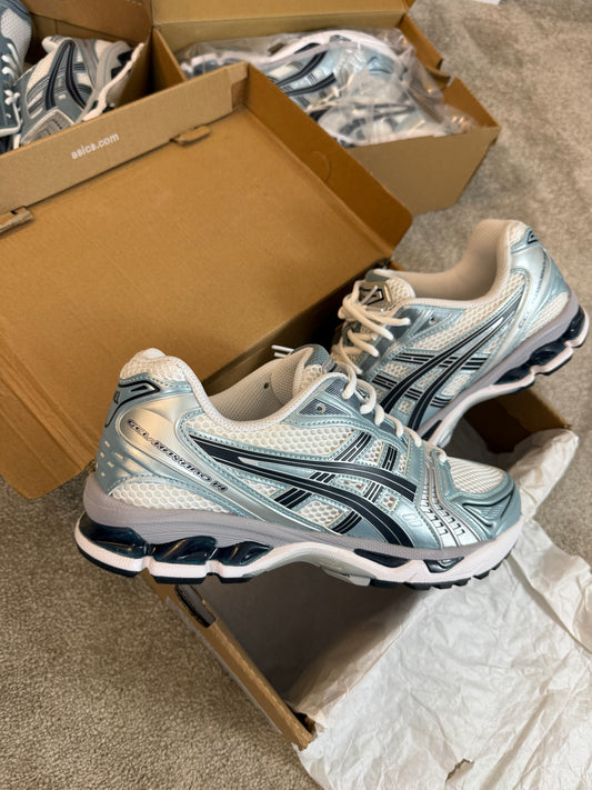 ASICS GEL KAYANO 14 TRAINERS - FJORD GREY