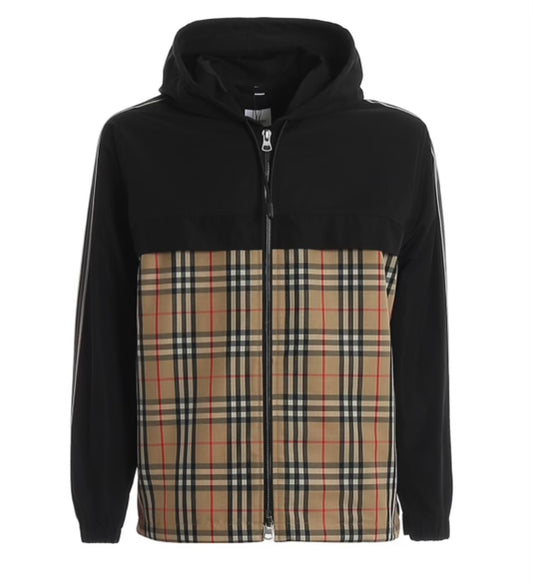 BURBERRY COMPTON VINTAGE CHECK WINDBREAKER JACKET