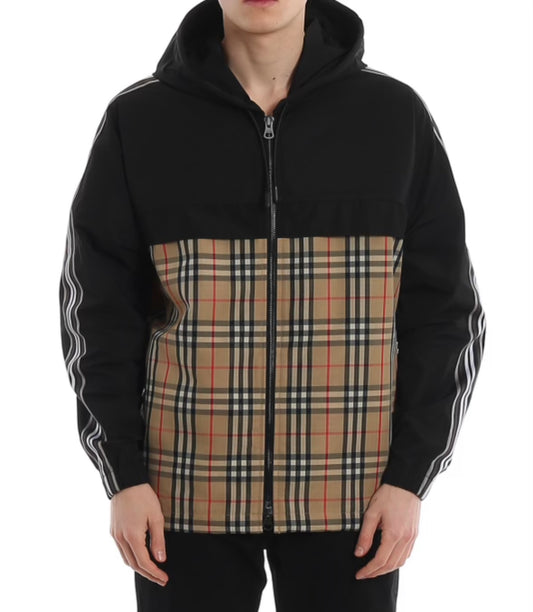 BURBERRY COMPTON VINTAGE CHECK WINDBREAKER JACKET