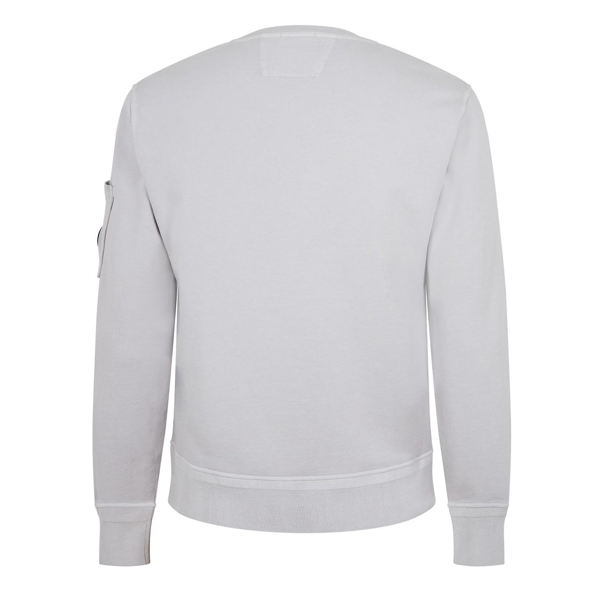 C.P. COMPANY LENS SWEATSHIRT - FLINT GREY