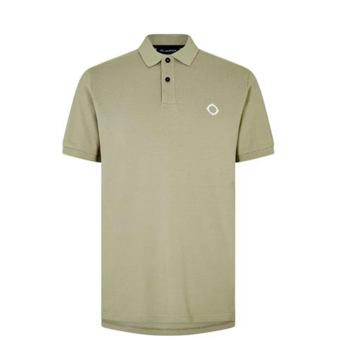 MA.STRUM LOGO COTTON POLO SHIRT - LIGHT GREEN