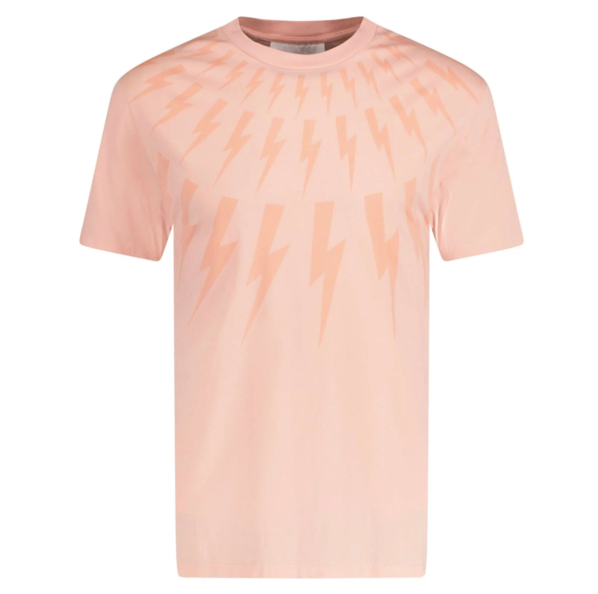 NEIL BARRETT LIGHTENING BOLT TSHIRT - PINK