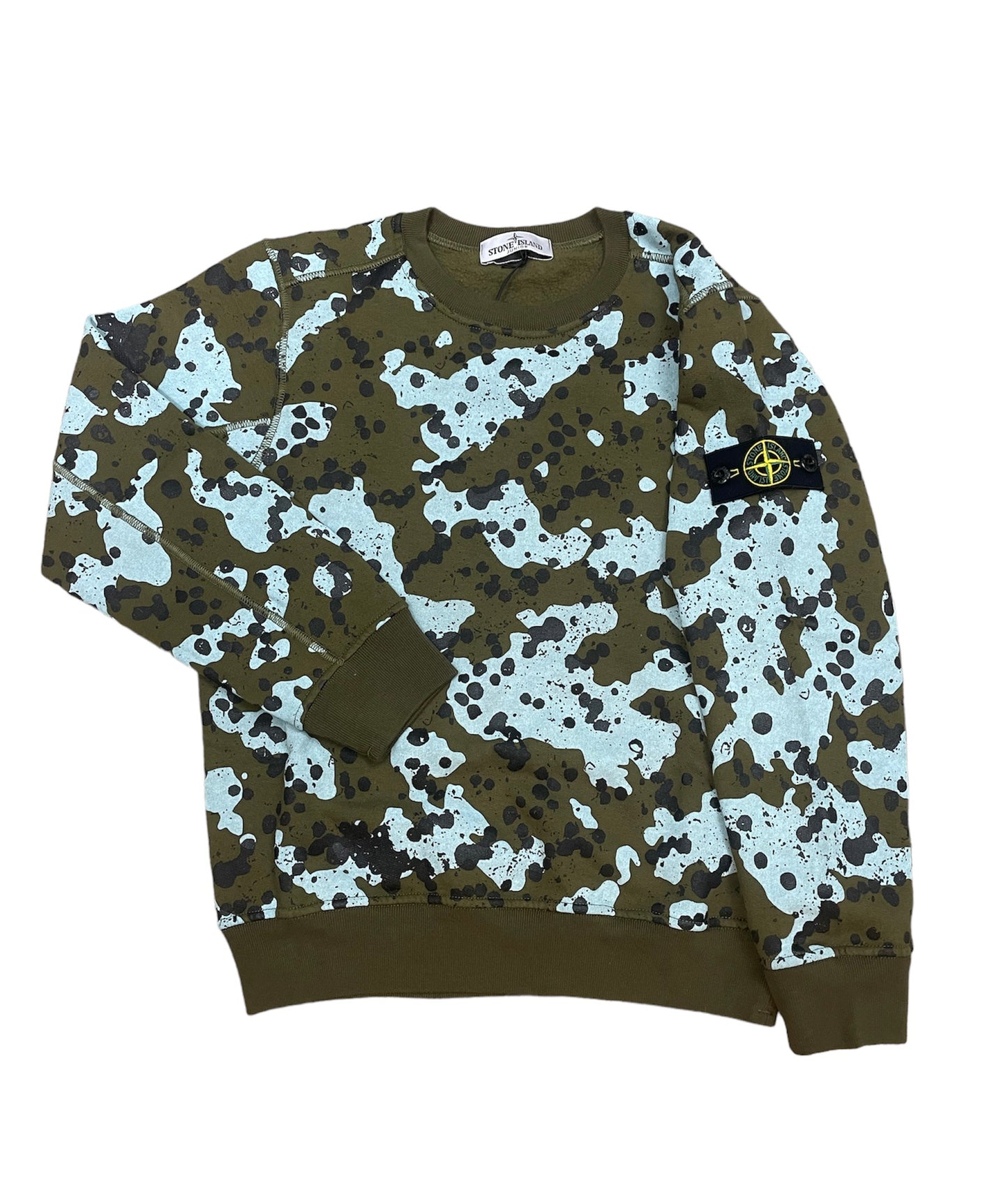 KIDS STONE ISLAND CAMO LOGO FULL TRACKSUIT