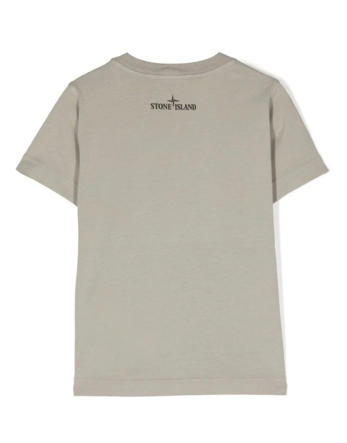 KIDS STONE ISLAND CAMO LOGO T-SHIRT - SAND