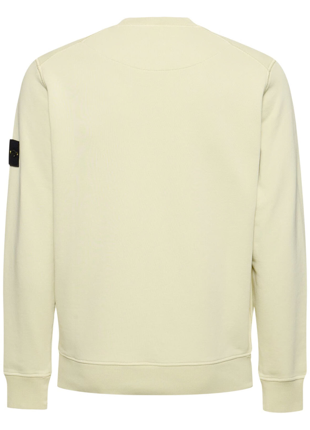 STONE ISLAND COTTON FLEECE SWEATSHIRT - BEIGE