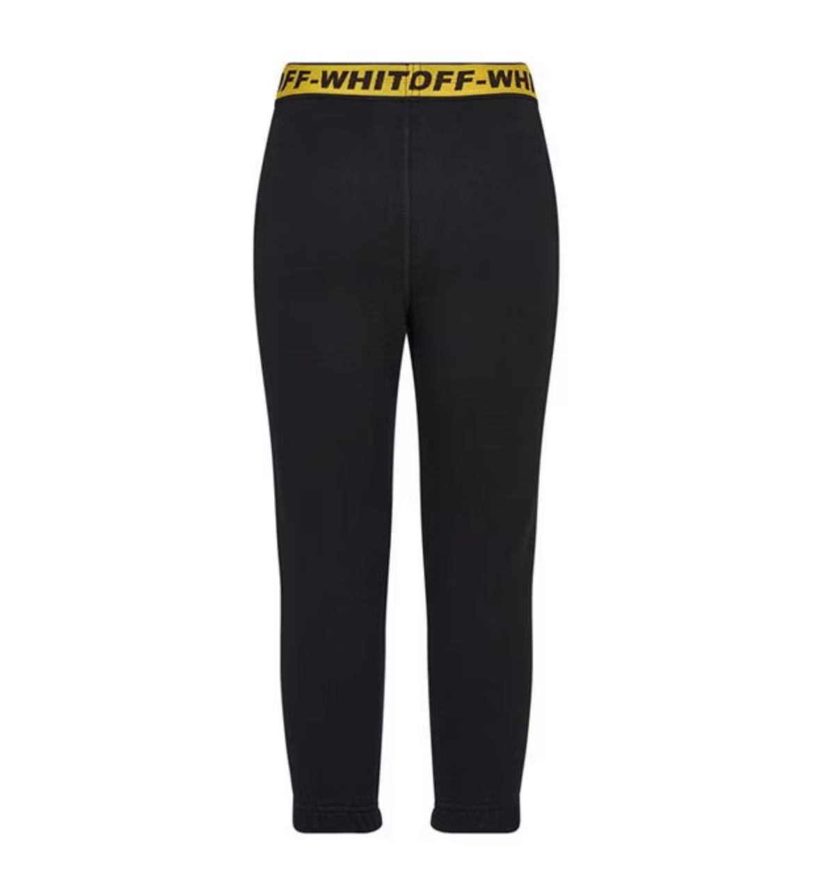KIDS OFF-WHITE INDUSTRIAL LOGO JOGGING BOTTOMS - BLACK