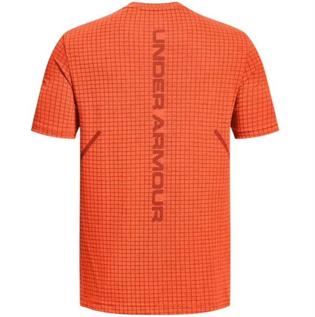 UNDER ARMOUR SEAMLESS STRIDE T-SHIRT - ORANGE