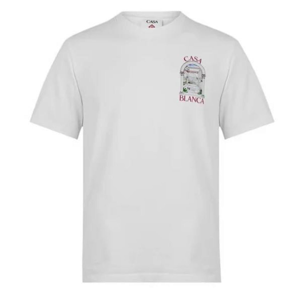 CASABLANCA PASSAGE T-SHIRT - WHITE