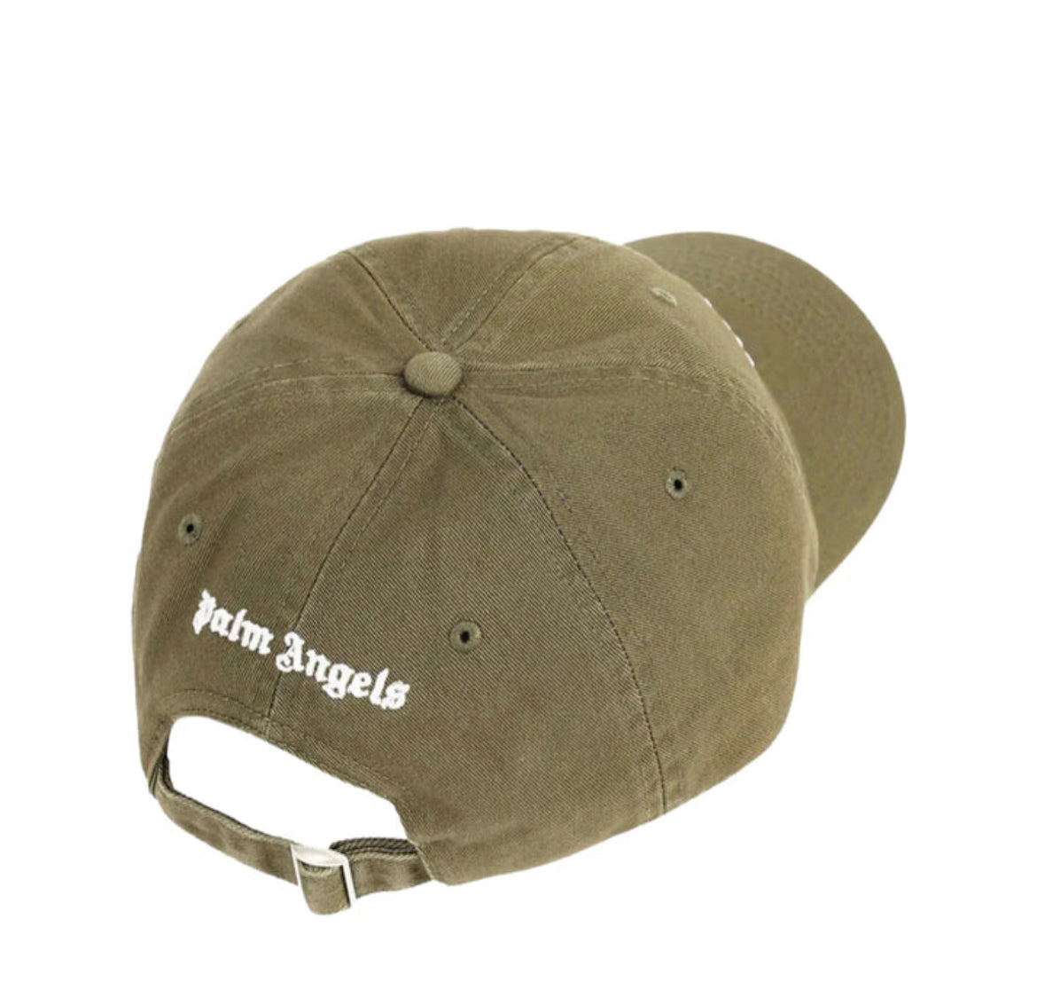 PALM ANGELS LOGO CAP - KHAKI