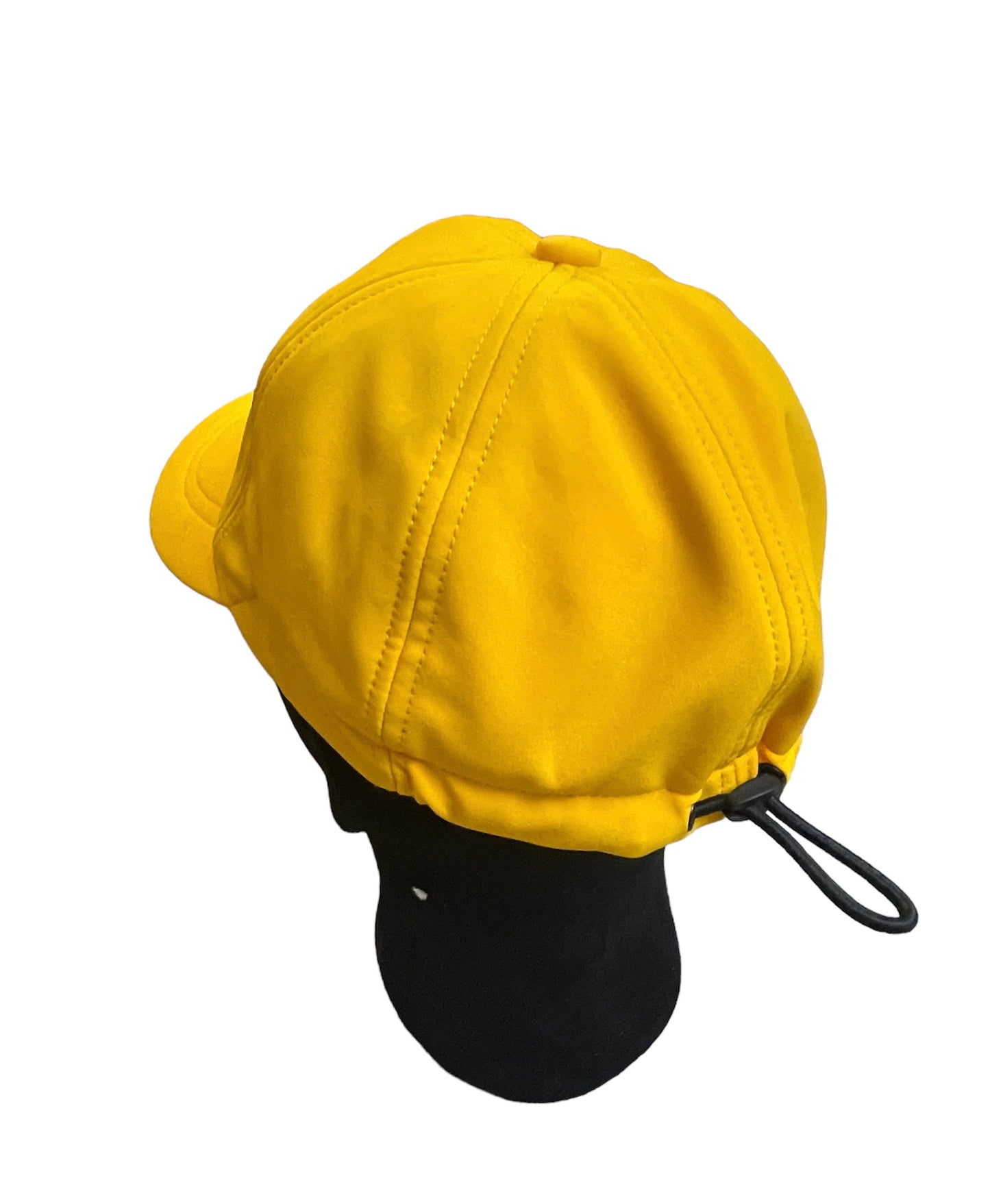 STONE ISLAND SOFT SHELL EMBROIDERED LOGO BASEBALL CAP - YELLOW