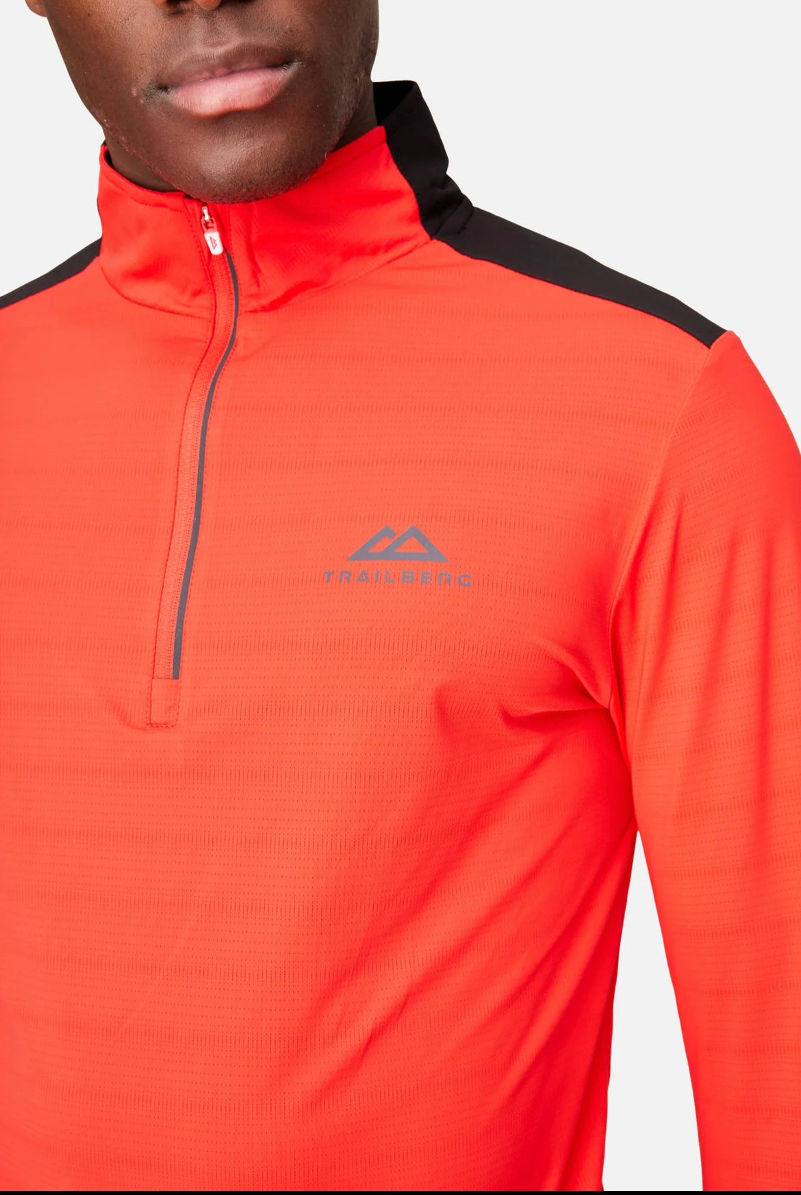 TRAILBERG CLOUD 2.0 LOGO QUARTER ZIP - LAVA