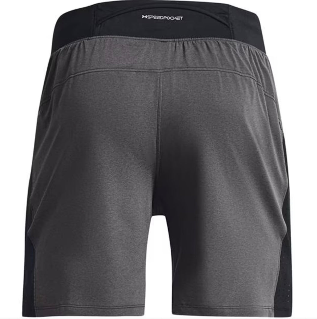 UNDER ARMOUR LAUNCH 7” PRO SHORTS - CHARCOAL