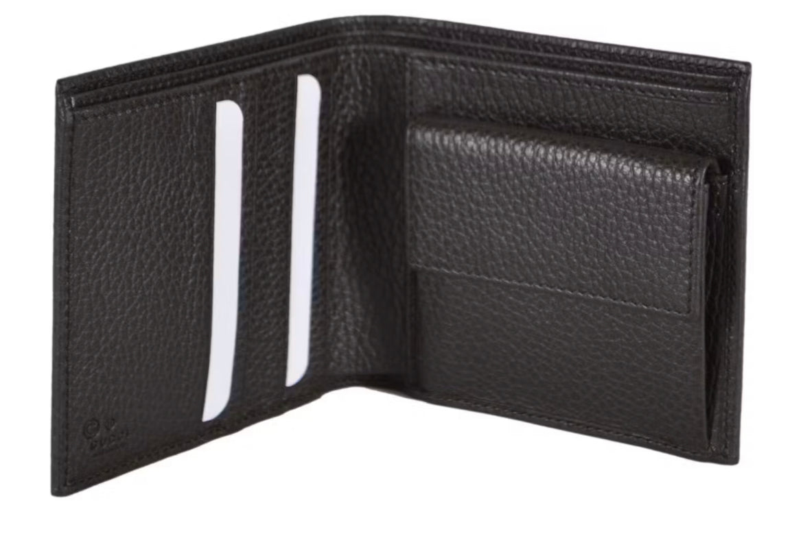 GUCCI GG SUPREME LEATHER & CANVAS MONOGRAM WALLET - BEIGE