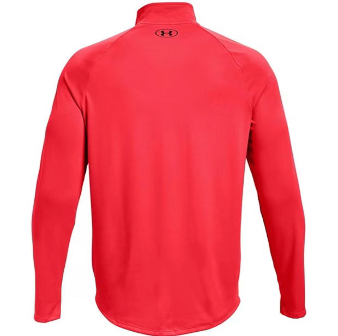 UNDER ARMOUR TECH HALF ZIP TOP - LAVA