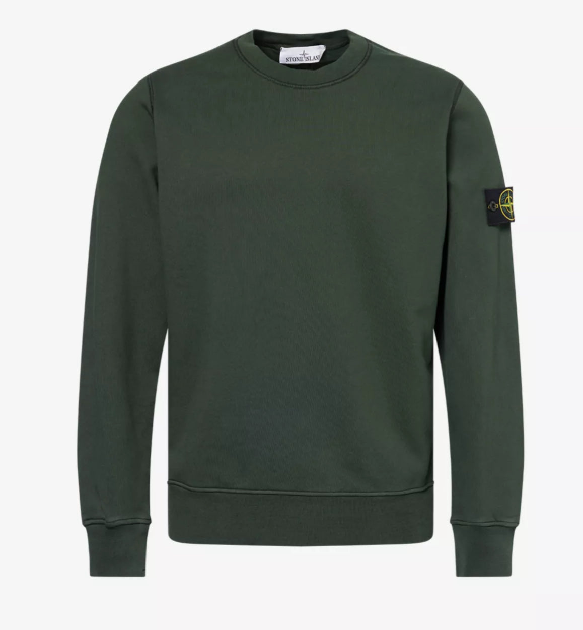 STONE ISLAND COTTON FLEECE SWEATSHIRT - MUSCHIO