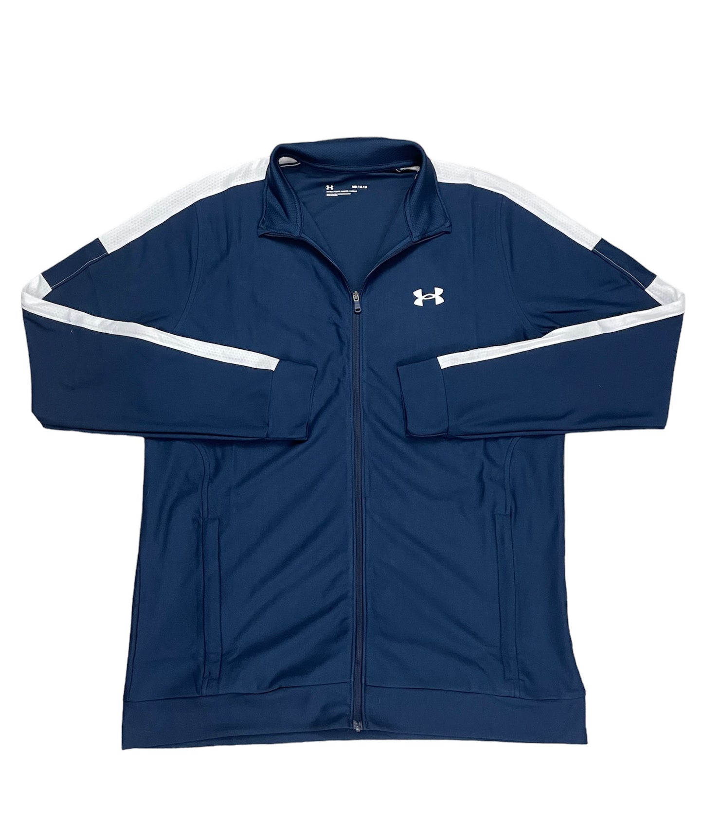 UNDER ARMOUR TWISTER LOGO TRACK JACKET - BLUE