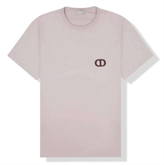 CHRISTIAN DIOR CD ICON LOGO T-SHIRT - ROSE VIOLET