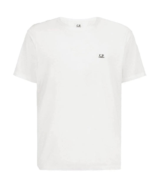 C.P. COMPANY CHEST LOGO T-SHIRT - WHITE
