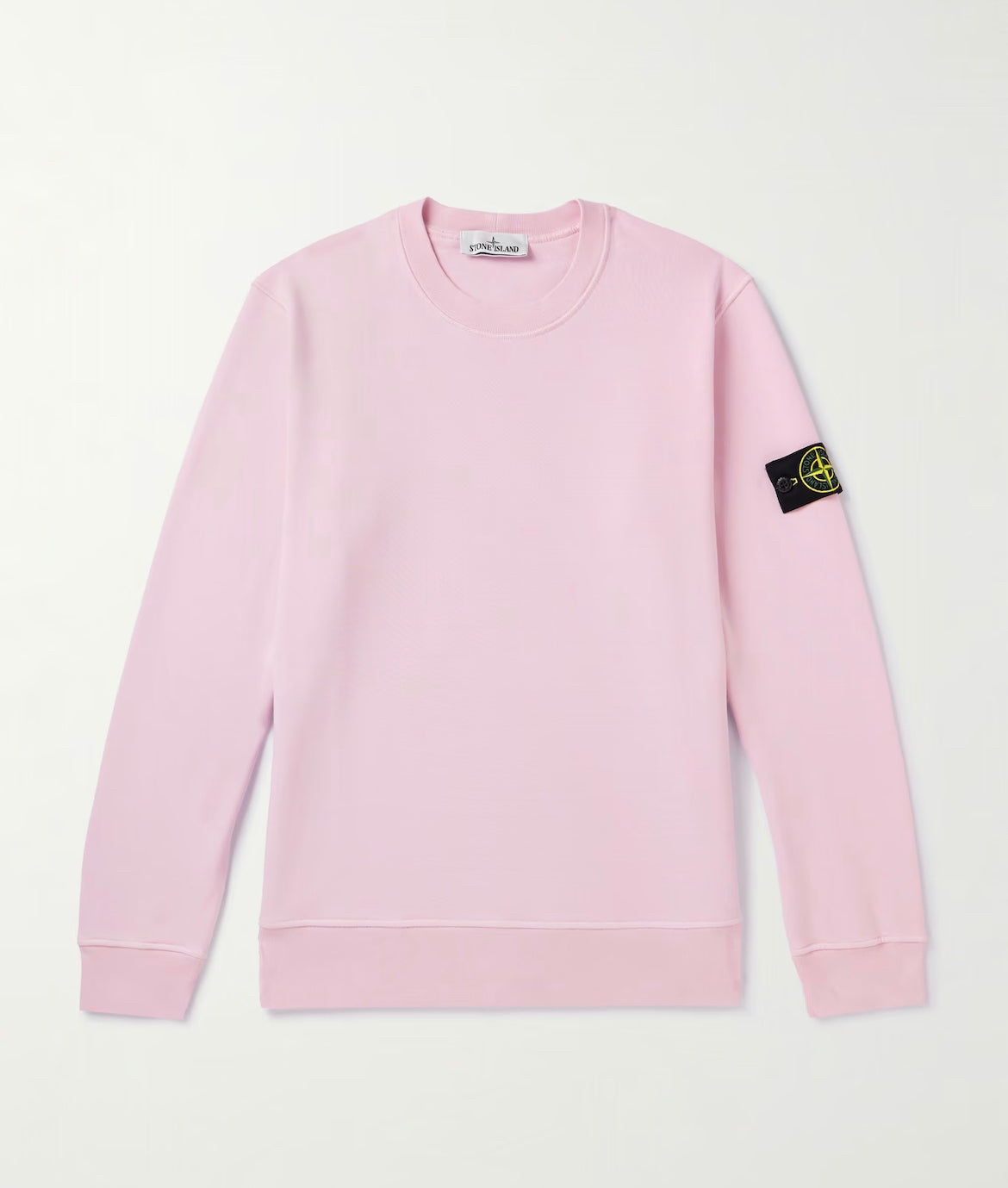 Stone island pink crew neck sale