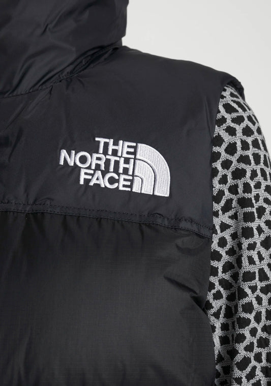 WOMENS THE NORTH FACE NUPTSE 700 DOWN BODYWARMER GILET - BLACK