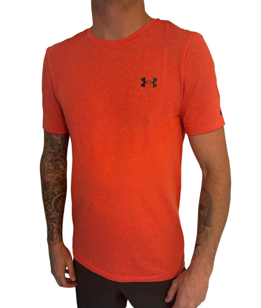 UNDER ARMOUR RUSH LEGACY TSHIRT - ORANGE