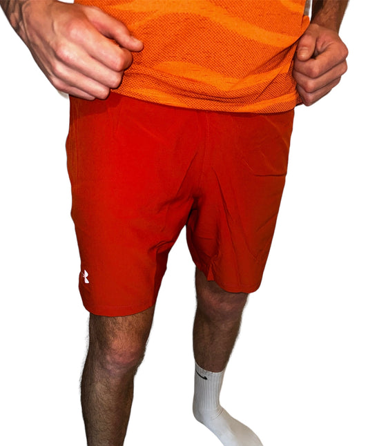 UNDER ARMOUR SPEEDPOCKET SHORTS - ORANGE