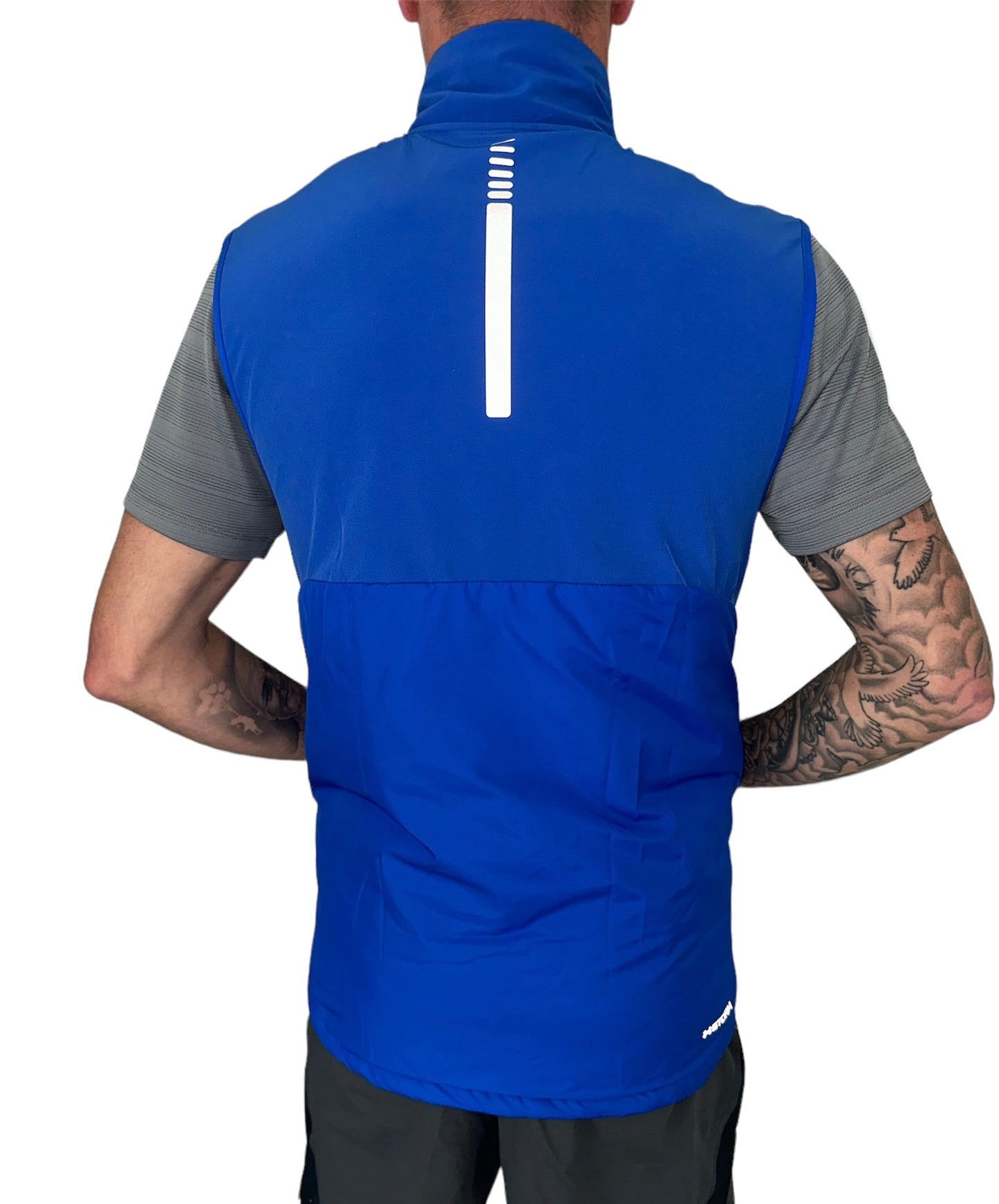 UNDER ARMOUR STORM RUN BODYWARMER GILET - BLUE