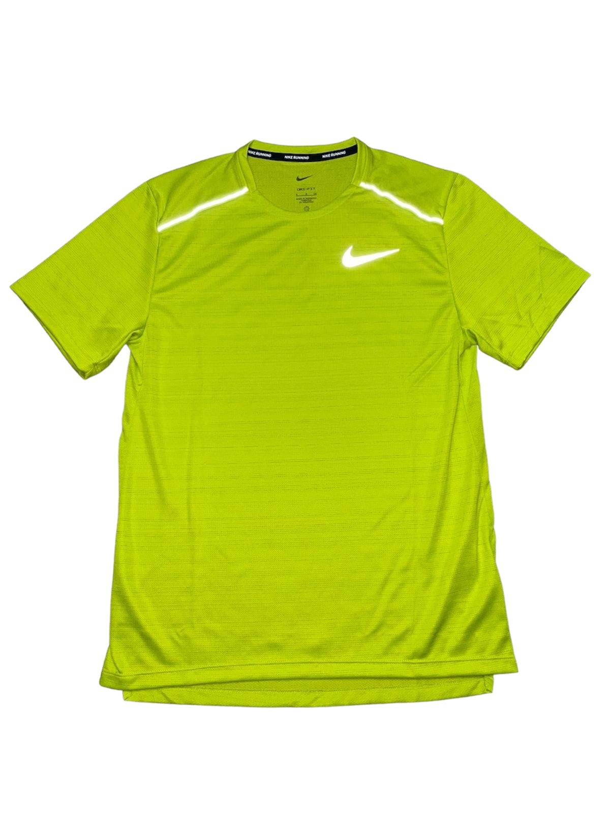 NIKE DRI-FIT MILER 1.0 T SHIRT - CACTUS GREEN