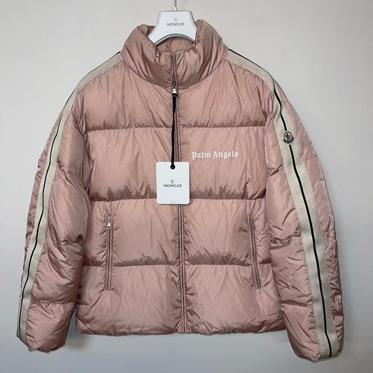 MONCLER X PALM ANGELS DOWN PUFFER JACKET - PINK