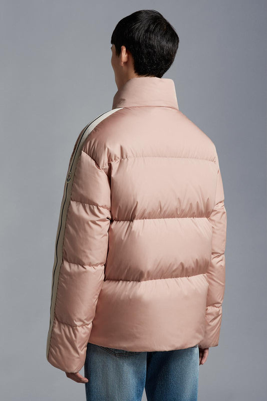 MONCLER X PALM ANGELS DOWN PUFFER JACKET - PINK