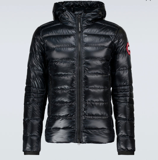 CANADA GOOSE CROFTON LOGO DOWN PADDED JACKET - BLACK