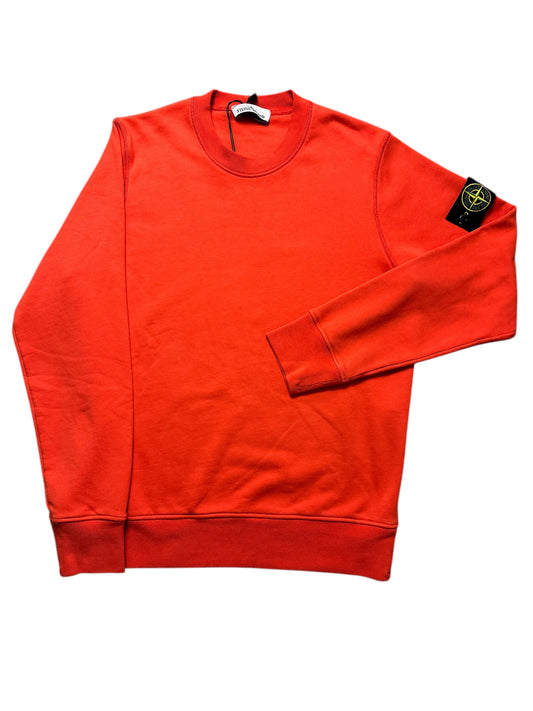 STONE ISLAND COTTON FLEECE SWEATSHIRT - FELPA