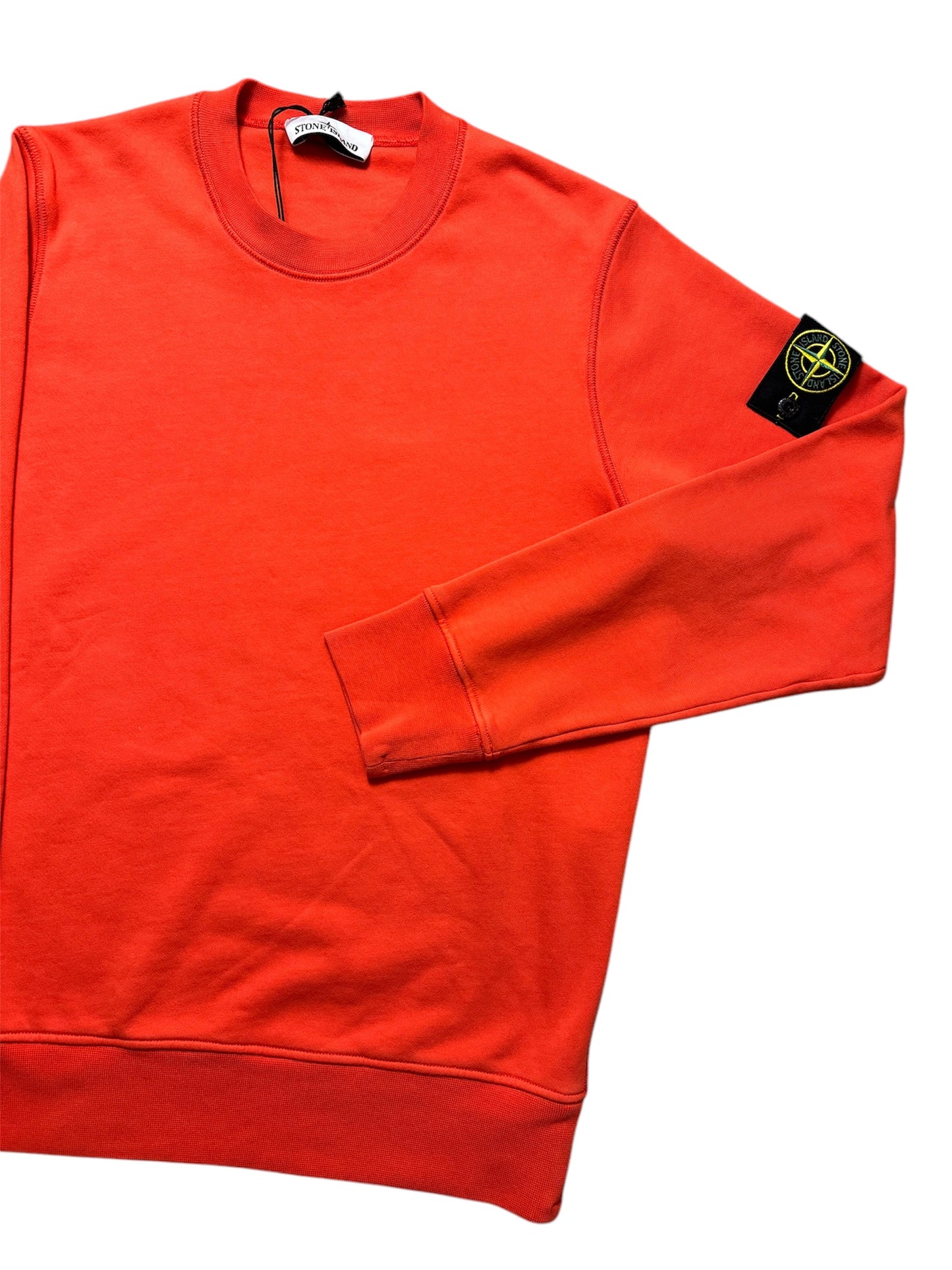 STONE ISLAND COTTON FLEECE SWEATSHIRT - FELPA