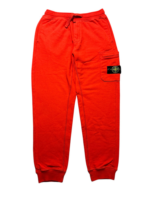 STONE ISLAND COTTON LOGO CARGO TRACKSUIT BOTTOMS - FELPA