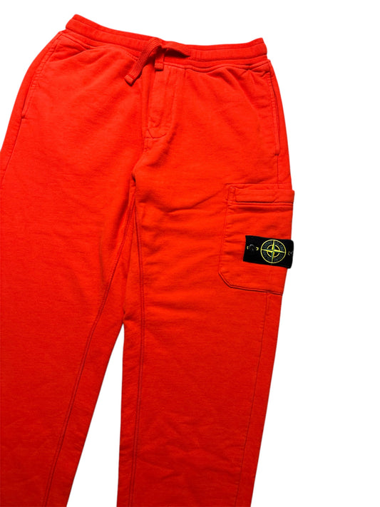 STONE ISLAND COTTON LOGO CARGO TRACKSUIT BOTTOMS - FELPA