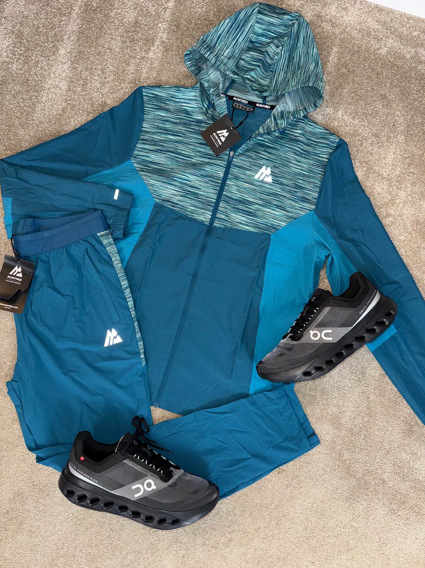 MONTIREX FULL TRACKSUIT - TEAL BLUE