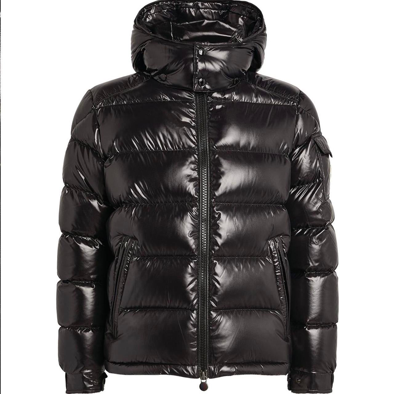 MONCLER MAYA DOWN PUFFER JACKET - BLACK