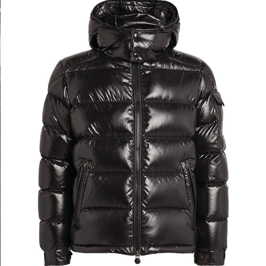 MONCLER MAYA DOWN PUFFER JACKET - BLACK