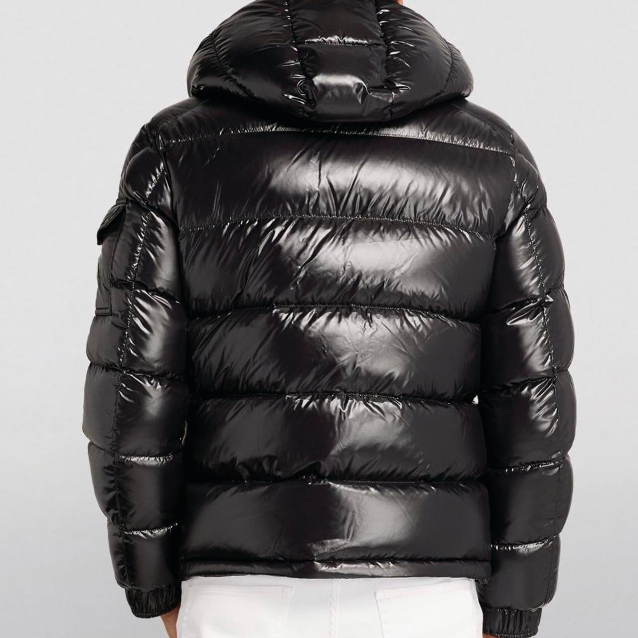 MONCLER MAYA DOWN PUFFER JACKET - BLACK